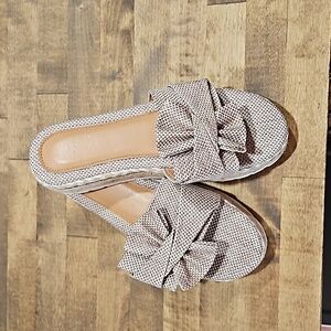 Espadrille Sandals | Size 7.5 | Beige
